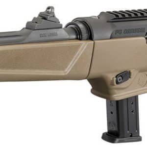 Ruger PC9 Carbine w/ Magpul PC Backpacker Stock, FDE - 9mm, 18.6" (19136)