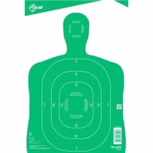 Allen EZ Aim - Silhouette Target - 12"x18", Green, Pack of 10 (15204)