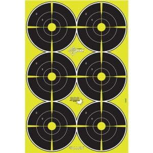 Allen Ez-Aim - Non-Adhesive Paper Splash, Bullseye, 6", Pack of 8 (15355)
