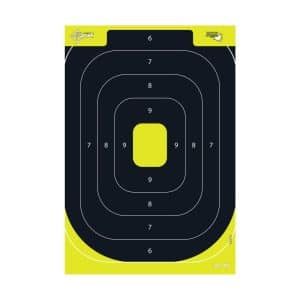 Allen Ez Aim Splash - Paper Target, IPSC Silhouette Trainer, 12.5"x18.25, Pack of 8 (15372)