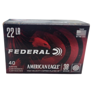 American Eagle - 22LR, 38gr, CPHP, Box of 40 (AE22)