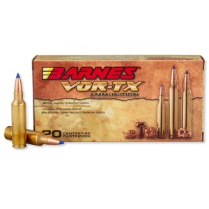 Barnes VOR-TX Rifle Ammo - 300 WSM, TTSX BT, 150 Grains, 3310 fps, Box of 20 (21567)