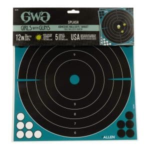 Allen Girls With Guns - Splash Adhesive Bullseye Target, 5-Pack (15279)