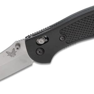 Benchmade Mini Griptilian - 2.91", CMP-S30V, Satin, Drop Point, Black Noryl GTX (556-S30V)