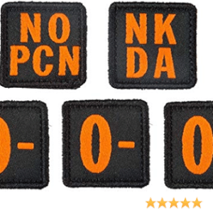 5.11 Tactical Blood Type Patch Kit - O Negative