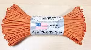 Burnt Orange Paracord Rope