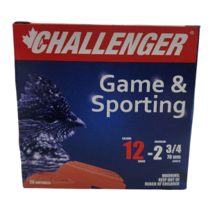 Challenger Sporting Shotgun - 12ga, 2-3/4", #8, 1-1/8oz, Box of 25 (10018)