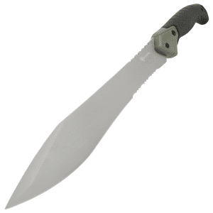 Reapr TAC Jungle Knife - 11", 420 Stainless, Blasted Satin, Modified Drop Point, TPR Handle, 1680D Ballistic Nylon Sheath (11006)