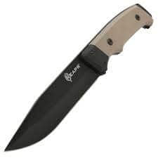 Reapr Brigade - 5", 420 Stainless, Black, Full Tang, Dual G10 Handle, Ballistic Nylon Sheath (11009)