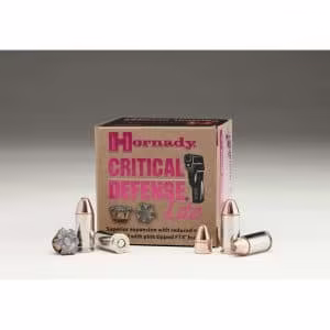 Hornady Critical Defense Light - 9mm Luger, 100gr, FTX, Box of 25 (90240)