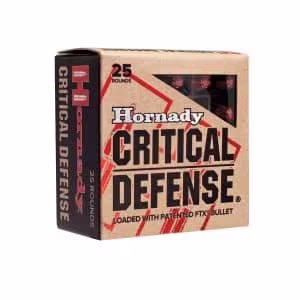 Hornady Critical Defense - 38 Spl, 110gr, FTX, Box of 25 (90310)