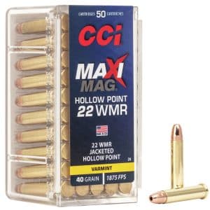 CCI Maxi-Mag - 22 WMR, 40gr, JHP, Box of 50 (24)