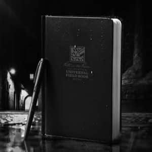 Rite in the Rain Notebook - Bound Book, Black, 160 Pages (770F)