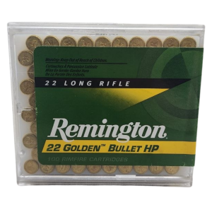 Remington Golden Bullet - 22LR, 36gr, BPHP, Box of 100 (21278)