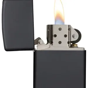 Zippo Black Matte Lighter - Windproof (218-082978)