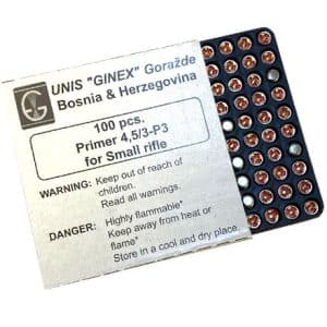 Unis Ginex – Small Rifle Primers