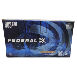 Federal Power-Shok - 303 British, 150gr, JSP, Box of 20 (303B)