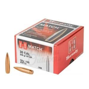 Hornady BTHP Match - 30 Cal, 208gr, BTHP, Box of 100 (30733)
