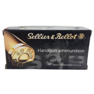 Sellier & Bellot - 40 S&W, 180gr, FMJ, Box of 50 (311200)