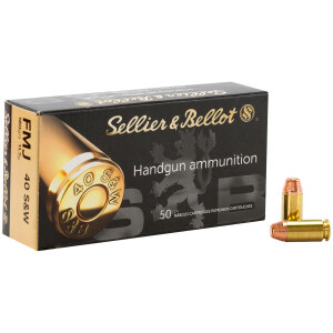 Sellier & Bellot - 40 S&W, 180gr, FMJ, Box of 50 (311200)