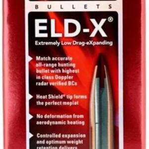 Hornady ELD-X – 338 Cal, 270gr, ELD-X, Box of 50 (33371)
