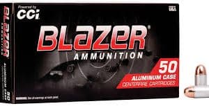 CCI Blazer Aluminum - 380 Auto, 95gr, FMJ, Box of 50 (3505)