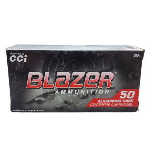 CCI Blazer Aluminum - 40 S&W, 165gr, FMJ, Box of 50 (3589)