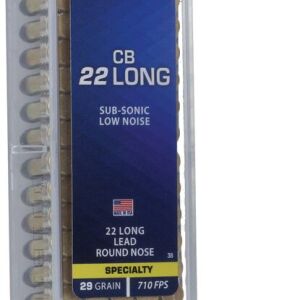 CCI CB - 22 Long, 29gr, LRN, Box of 100 (38)