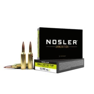 Nosler BT Ballistic Tip Rifle Ammo - 6.5 PRC, 140gr, SBT, Box of 20 (43457)