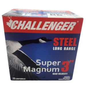 Challenger Super Magnum - 12GA, 3", 1-1/4 oz, #BB, Box of 25 (50070)