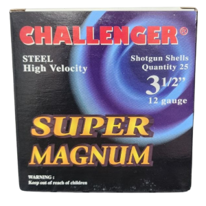 Challenger Super Magnum - 12GA, 3-1/2", 1-1/2" oz, #1, Box of 25 (50201)