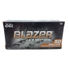 CCI Blazer Brass - 40 S&W, 165gr, FMJ, Box of 50 (5210)