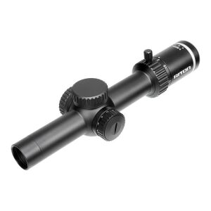 Riton X5 Tactix - 1-6x24, FFP, 30mm, MOA, Illuminated, Red, TF1, Black (5T16AFI)