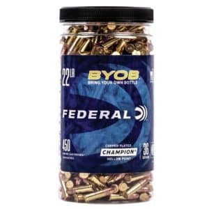 Federal BYOB - 22LR, 36gr, CPHP, Bottle of 450 (750BTL450)