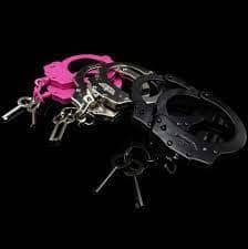 CampCo UZI Stainless Steel Handcuffs - 20 Position, 2 Keys (UZI-HC-C)