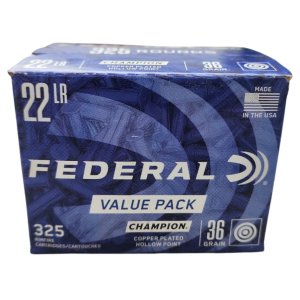 Federal Value Pack - 22LR, 36gr, CPHP, Box of 325 (725)