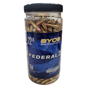 Federal BYOB - 22LR, 36gr, CPHP, Bottle of 450 (750BTL450)