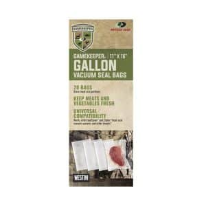 Weston Gallon 11" X 16" Vacuum Bags - 20 Count (30-0113-GK)