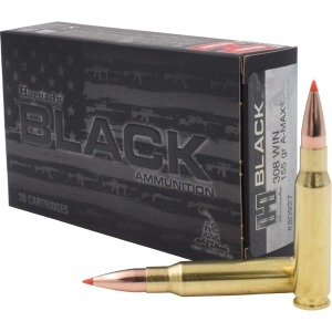 Hornady Black - 308 Win, 155gr, A-Max, Box of 20 (80927)