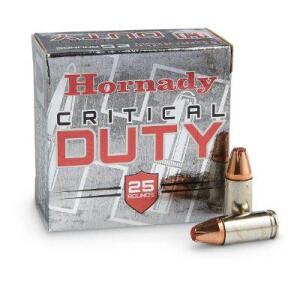 Hornady Critical Duty - 9mm Luger+P, 124gr, FlexLock, Box of 25 (90216)