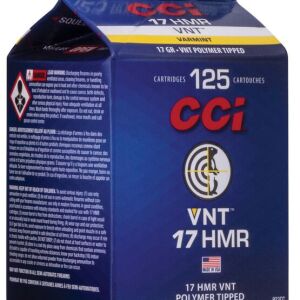 CCI VNT - 17 HMR, 17gr, Poly-Tip, Box of 125 (923CC)