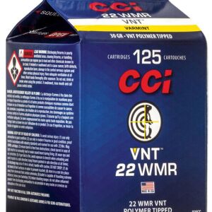 CCI VNT - 22 WMR, 30gr, VNT, Carton of 125 (929CC)