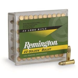 Remington Golden Bullet - 22LR, 40gr, RN, Box of 100 (21276)