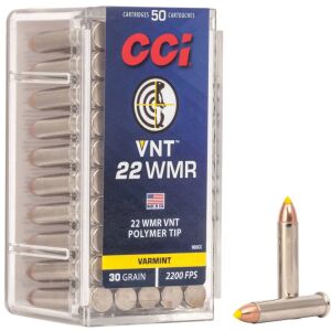 CCI VNT - 22 WMR, 30gr, VNT, Box of 50 (969CC)