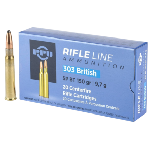 PPU Prvi Partizan - 303 British, 150gr, SP, Box of 20 (A382)