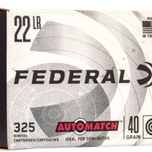 Federal AutoMatch - 22LR, 40gr, LRN, Box of 325 (AM22)