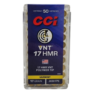 CCI Varmint Tip - 17 HMR, 17gr, Poly-Tip, Box of 50 (959CC)