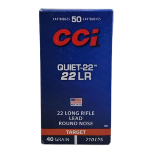 CCI Quiet - 22LR, 40gr, SHP, Box of 50 (960)