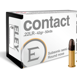 ELEY Contact Subsonic - 22LR, 42gr, RN, Box of 50 (E02300)