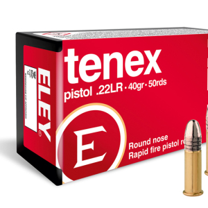ELEY Tenex Pistol - 22LR, 40gr, RN, Box of 50 (E00120)
